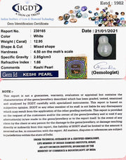 12.95/CT NATURAL KESHI PEARL